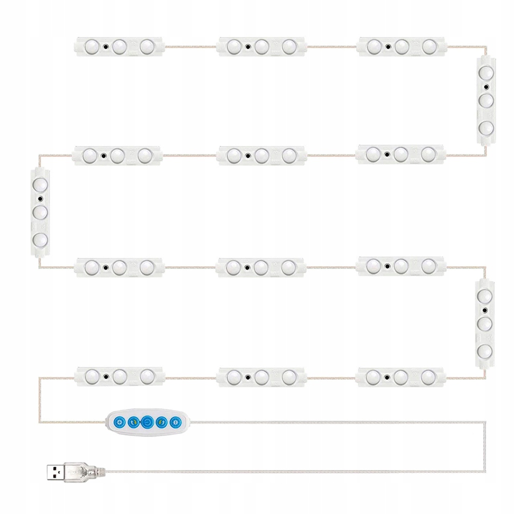 1 zestaw przednie światła