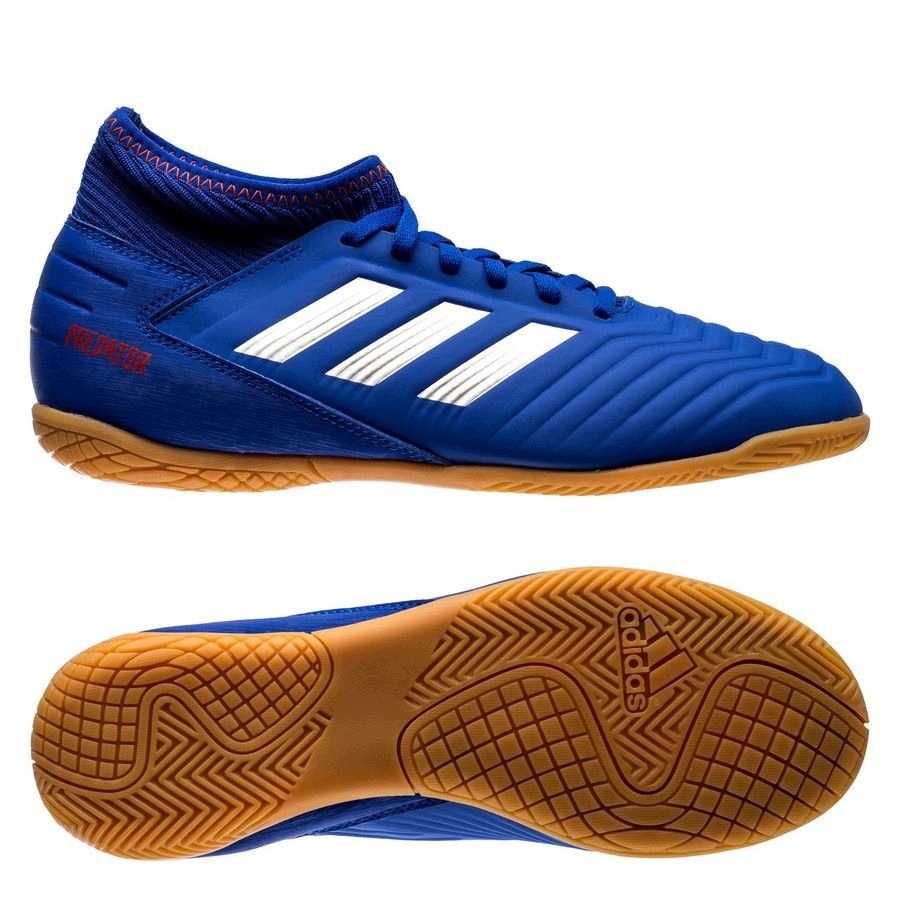 buty halowe dziecięce halówki adidas Predato 19.3 In J niebiesko-białe 28