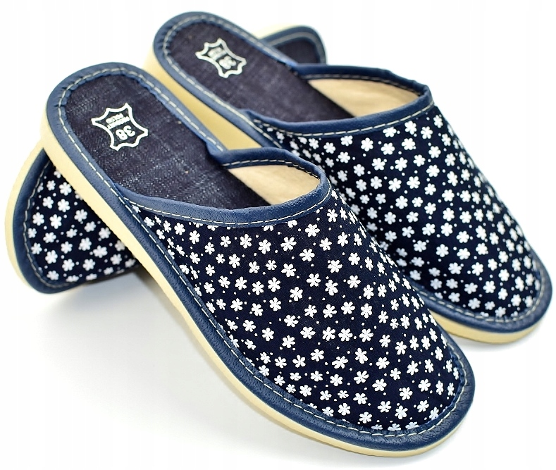 KAPCIE PANTOFLE KLAPKI DOMOWE DAMSKIE CIAPY R. 36 - 22 CM