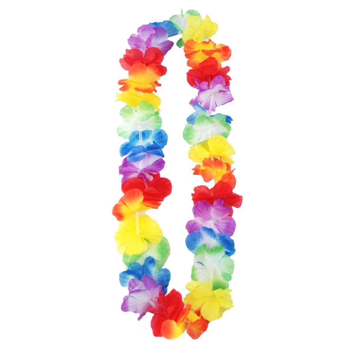 Naszyjnik HAWAJSKI kolorowe KWIATY Hawaje ALOHA Panieński Party 90cm Stan opakowania oryginalne