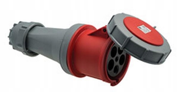 Prenosná silová zásuvka 125A 400V 5p IP67