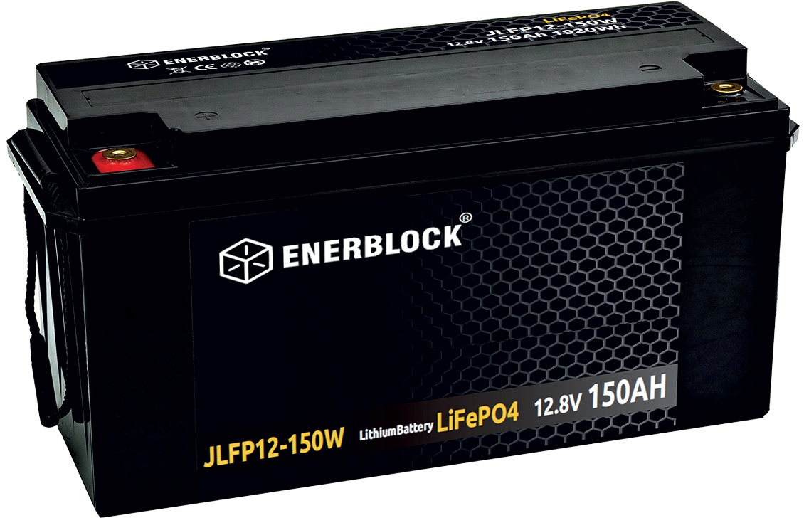 Akumulator Litowy 12V Pv LiFePO4 150AH +bms| łodzi jachtu kampera przyczepy