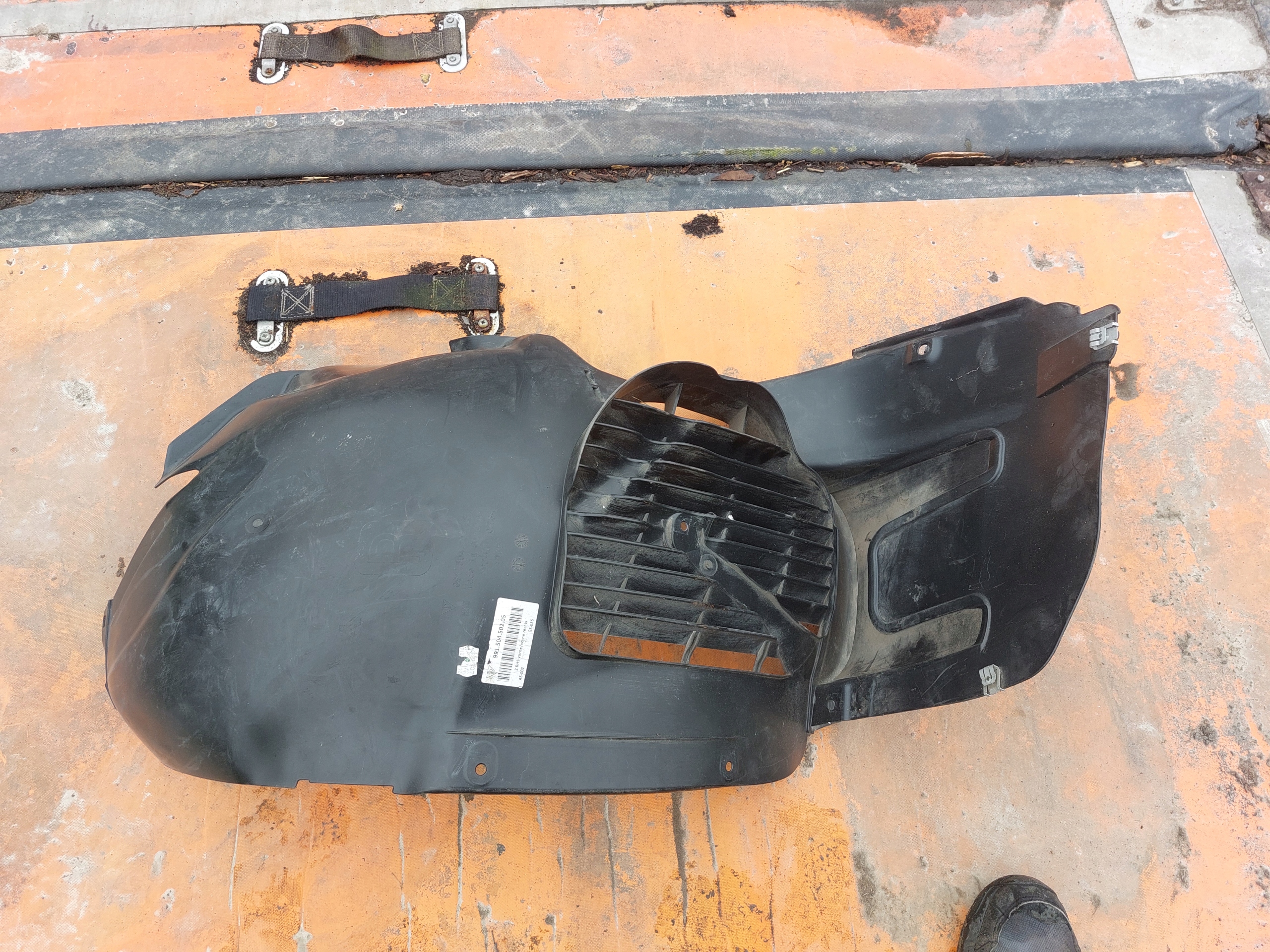 mudguard right front PORSCHE 911 991 16r
