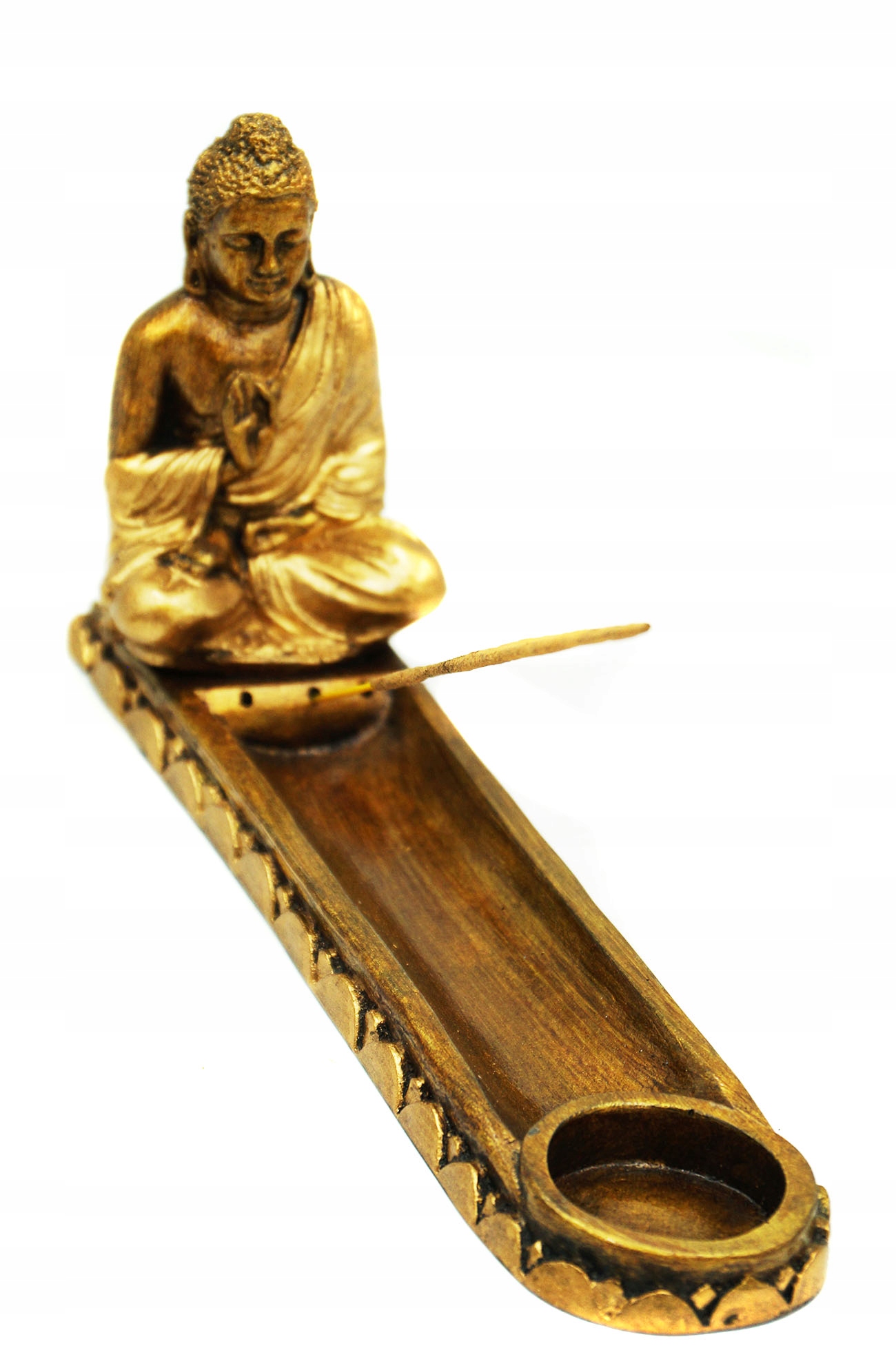 PODSTAWKA NA KADZIDŁA FIGURKA BUDDY ŻYWICA PREZENT