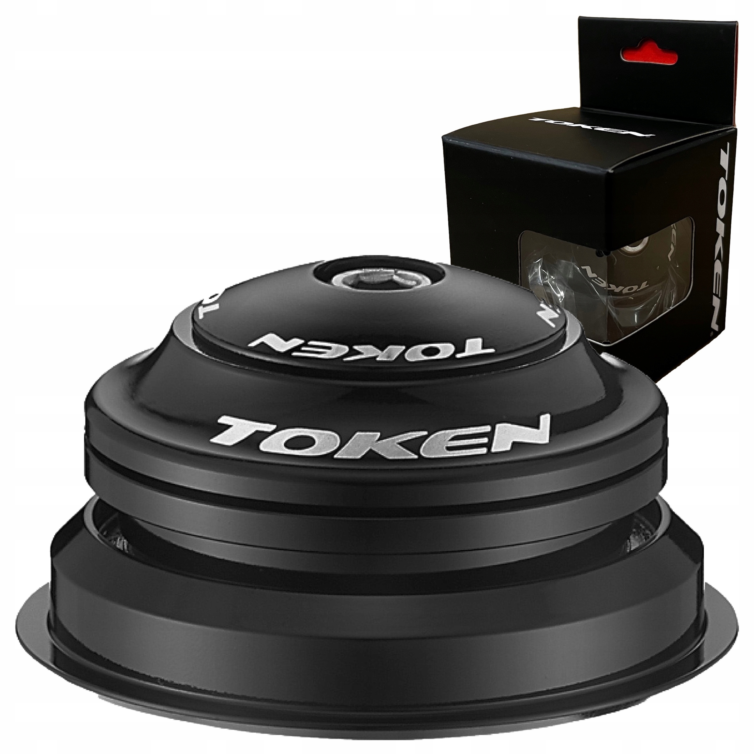Stery Rowerowe Tapered z 1 1/8 na 1.5 cala 44/56mm TOKEN