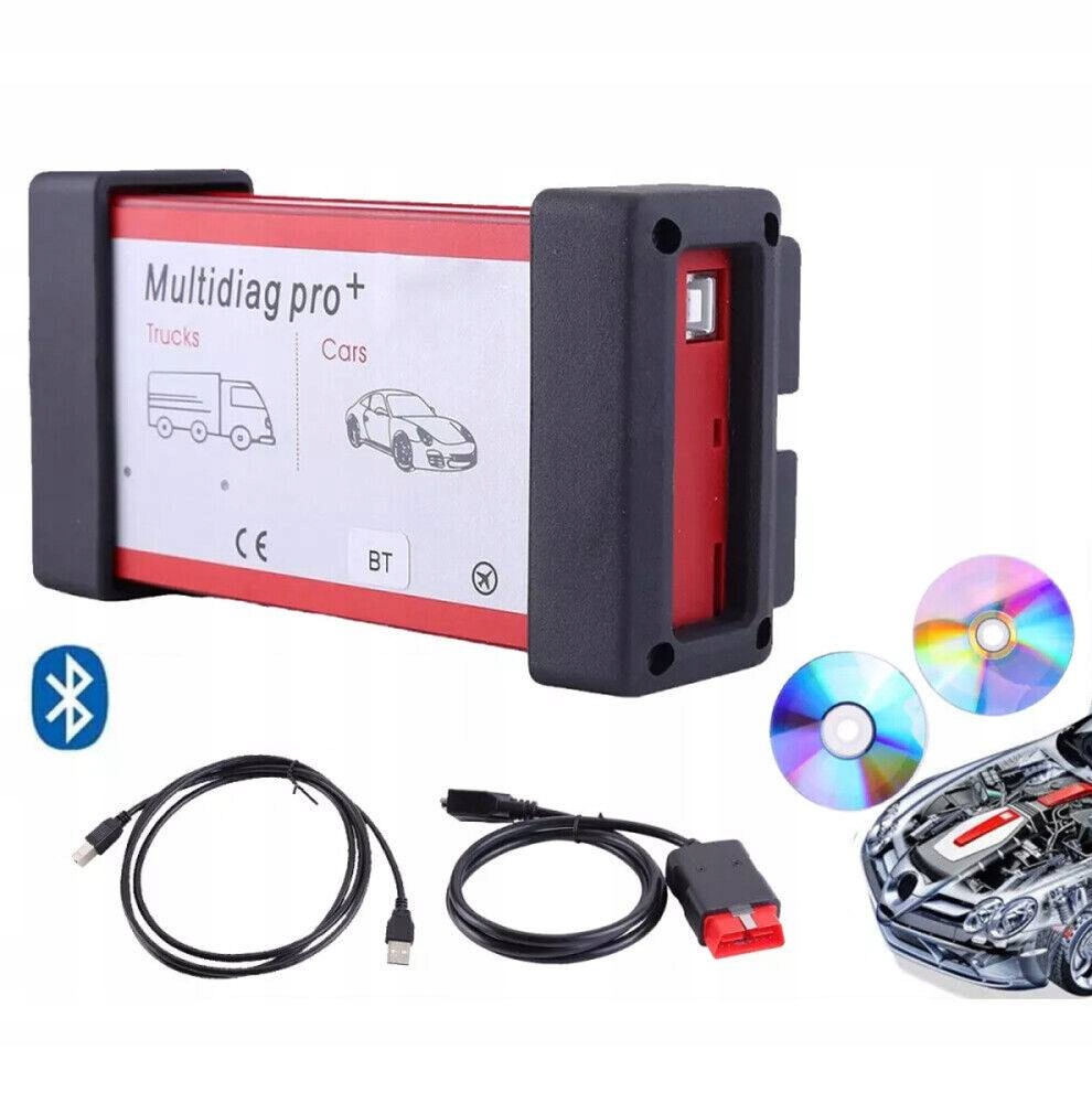 Dvoudeskový Přístroj Pro Diagnostiku Závad Automobilů OBD2 Multidiag Bt