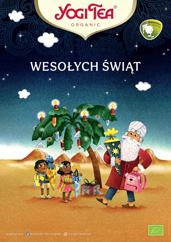 Адвент-календарь Yogi Tea Christmas Calendar 2025, 24 пакетика аюрведического чая — фото 3