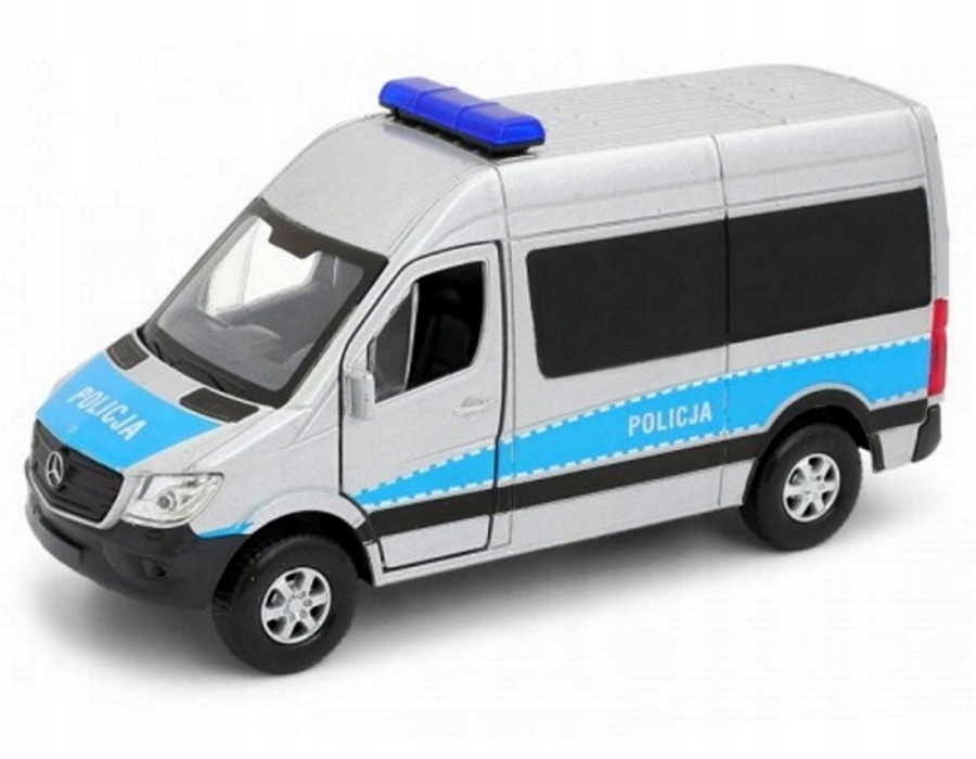 MERCEDES BENZ SPRINTER MODEL WELLY 1:34 POLICJA