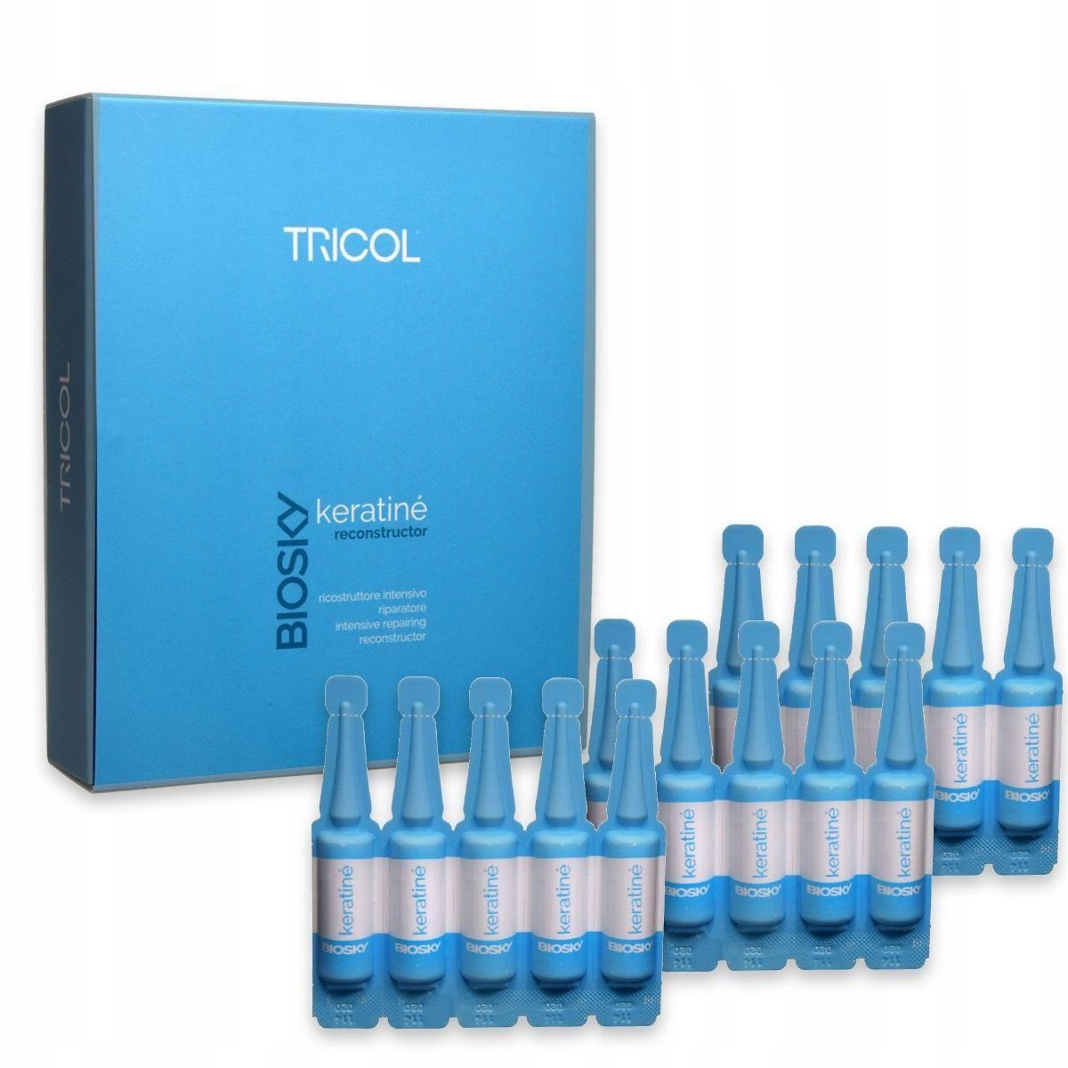 Ampułki Biosky Keratine Tricol Reconstructor 15x5 ml