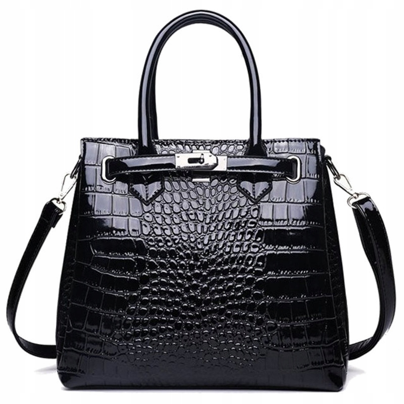 

Piękna Elegancka Torebka Damska Torba Kuferek H355