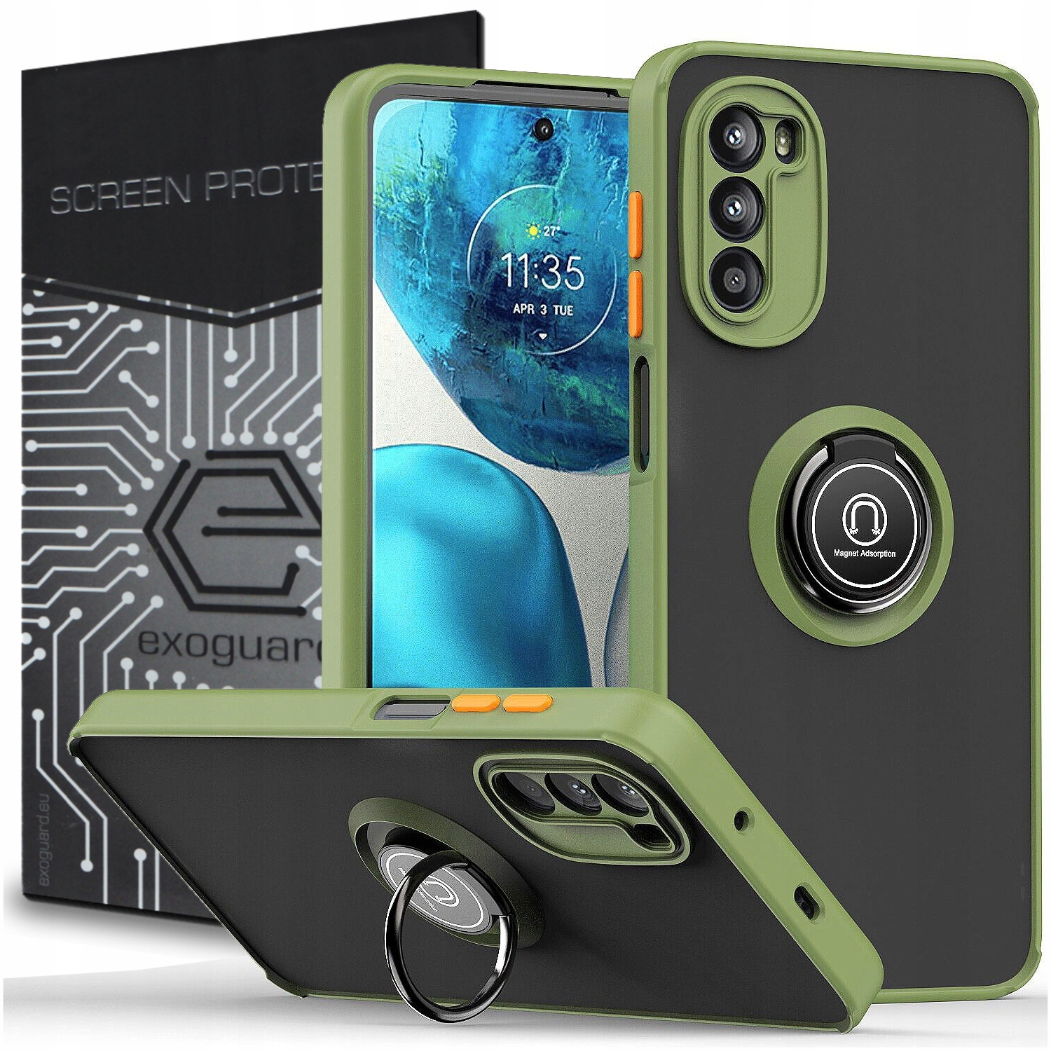 

Etui Pancerne Case+szkło do Motorola Moto G52 G82