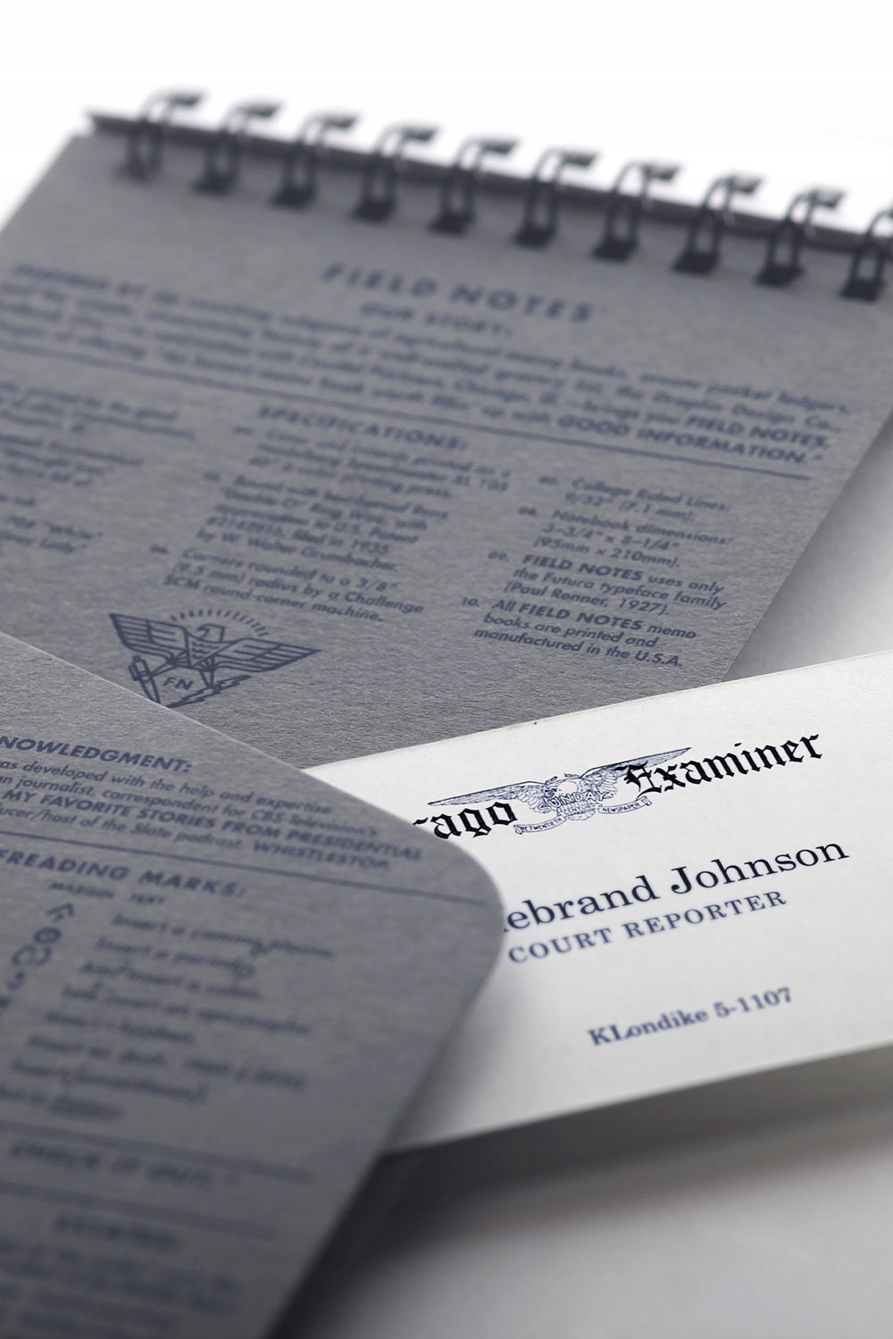 Notes Dziennikarski Field Notes Front Page Linie Producent inny