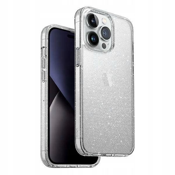 Pouzdro Uniq LifePro Xtreme pro Apple iPhone 14 Pro, průhledný pozlátkově lucentní