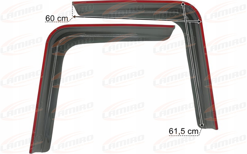 OWIEWKI SZYB BOCZNYCH DAF CF EURO 6 Rodzaj owiewki