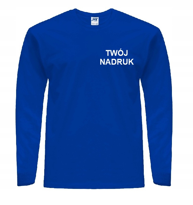 

Koszulka robocza z długim rękawem Nadruk blue L