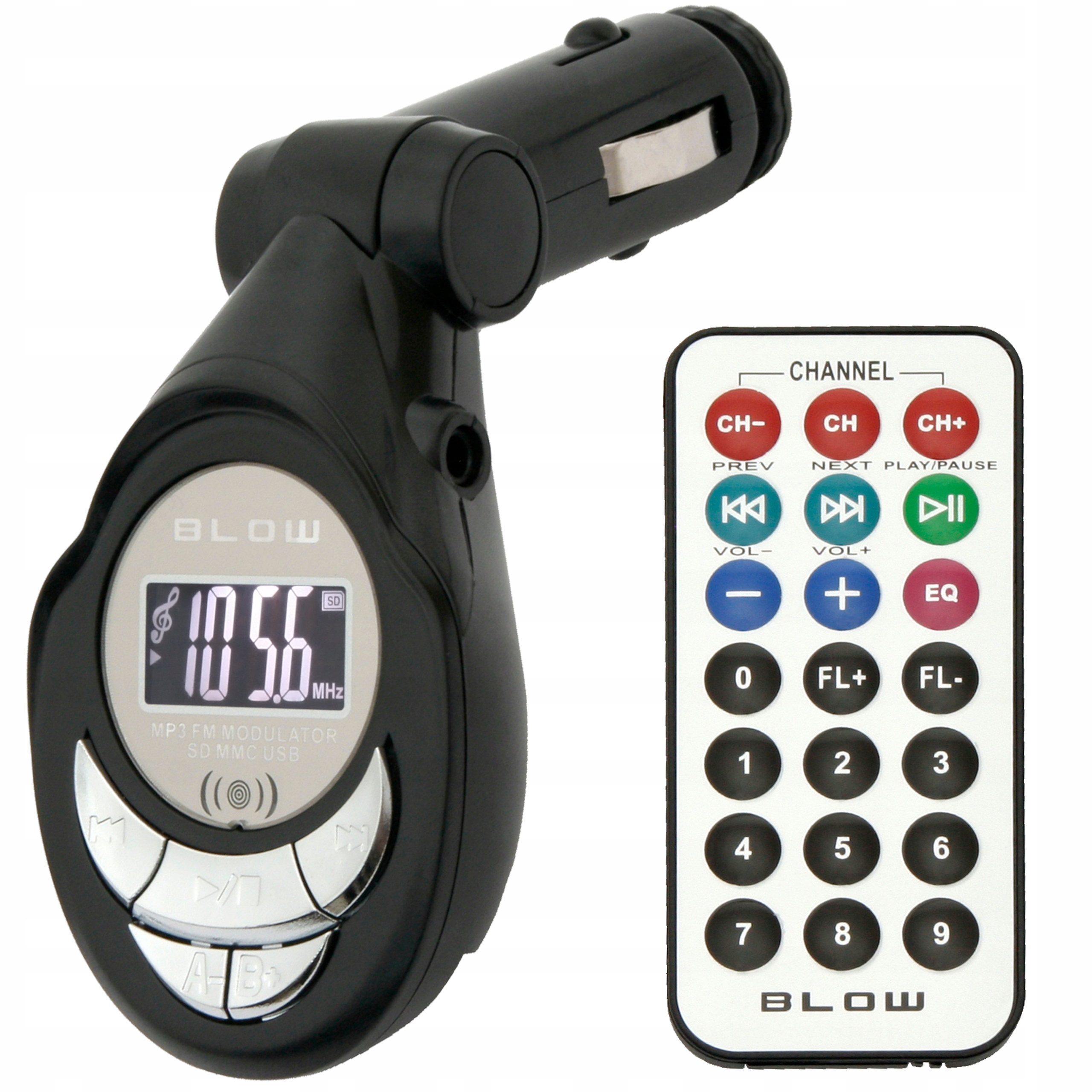 

Transmiter Fm Blow Sd Usb MP3 pilot wielofunkcyjny