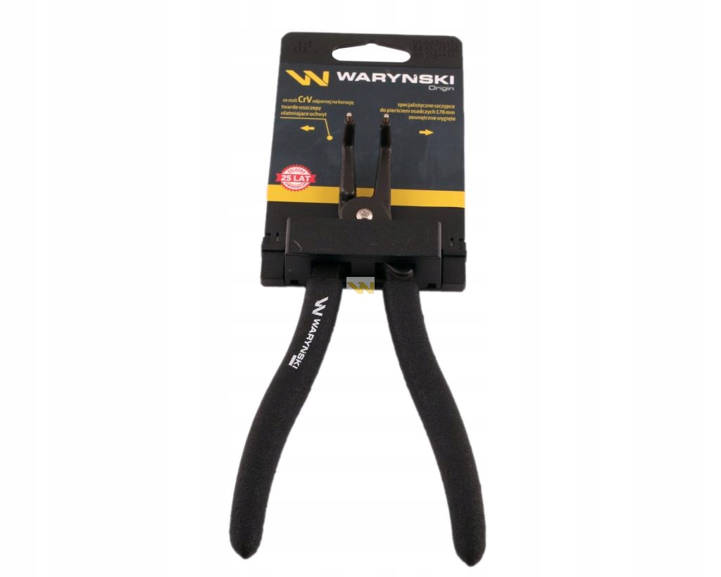 Szczypce do pierścieni osadczych 165 mm WARYŃŚKI