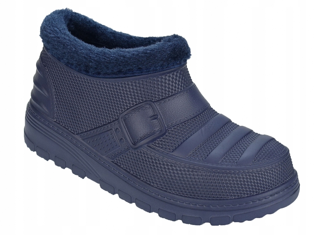 KALOSZE MĘSKIE OCIEPLANE OGRODOWE NIEPRZEMAKALNE LEKKIE PIANKOWE Kolor niebieski