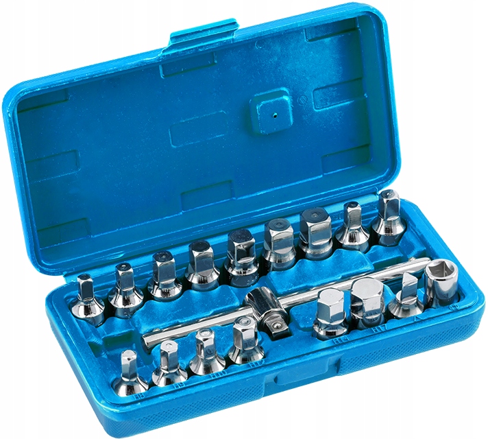 HOGERT HT8G321 Klucze do spustu oleju 18szt 3 8