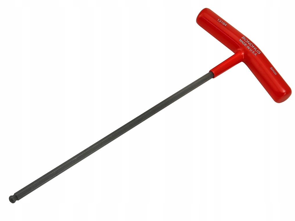 Bondhus klucz imbusowy typu T 5,0mm z kulką 246mm 13164