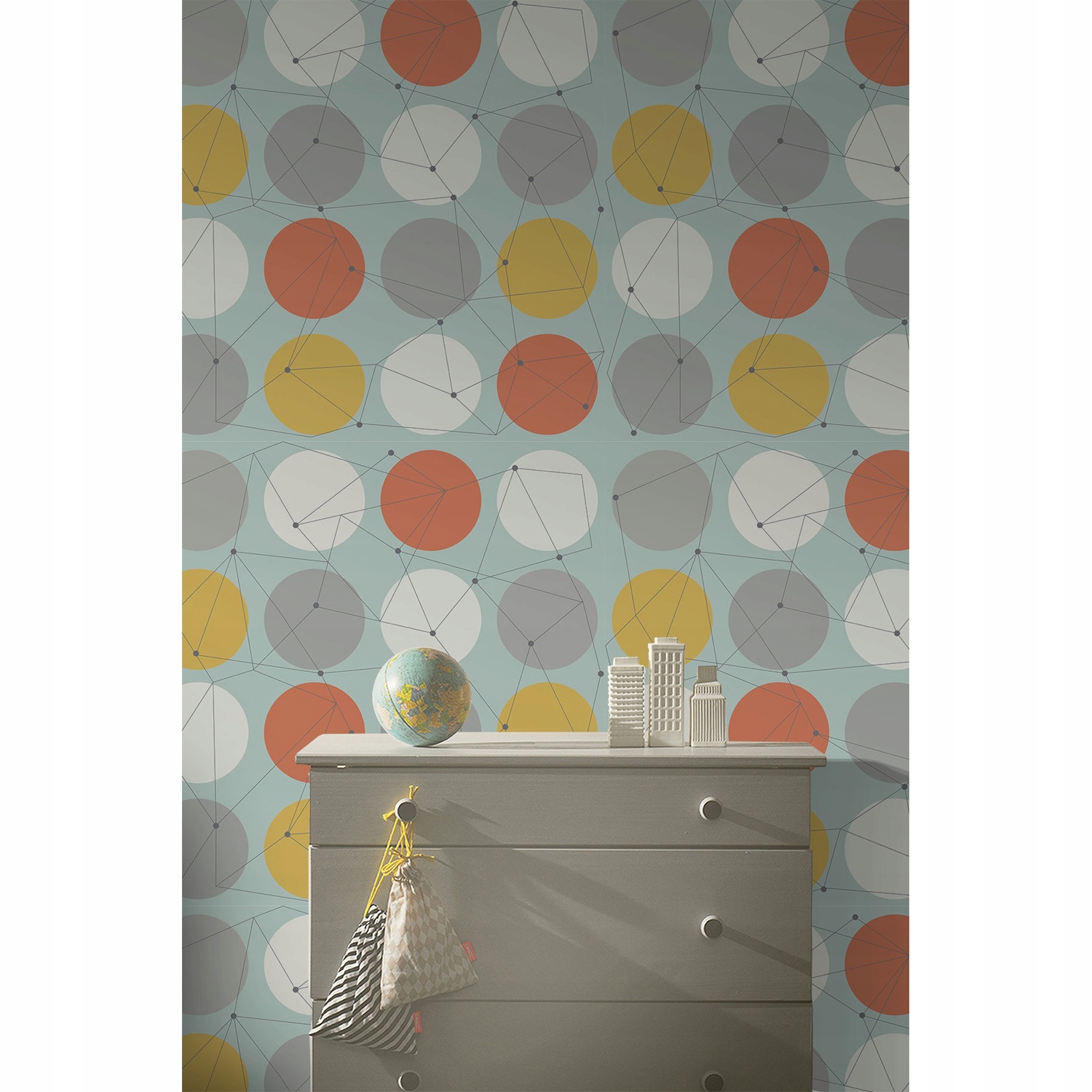 

Samoprzylepna fototapeta Retro kropki 360x250 cm