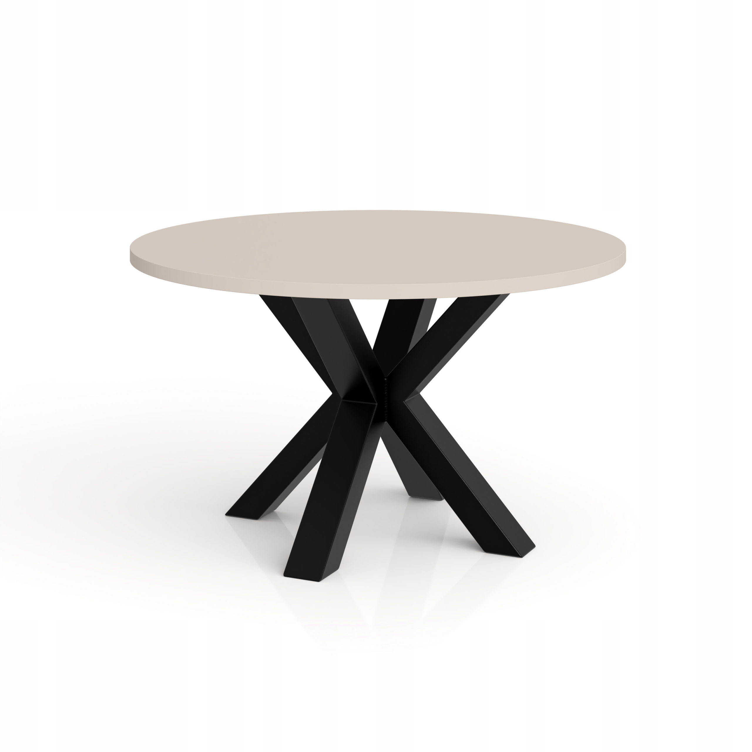 Kovový stolek kulatý, lavice kašmírová kulatý, lavice do obývacího pokoje černá