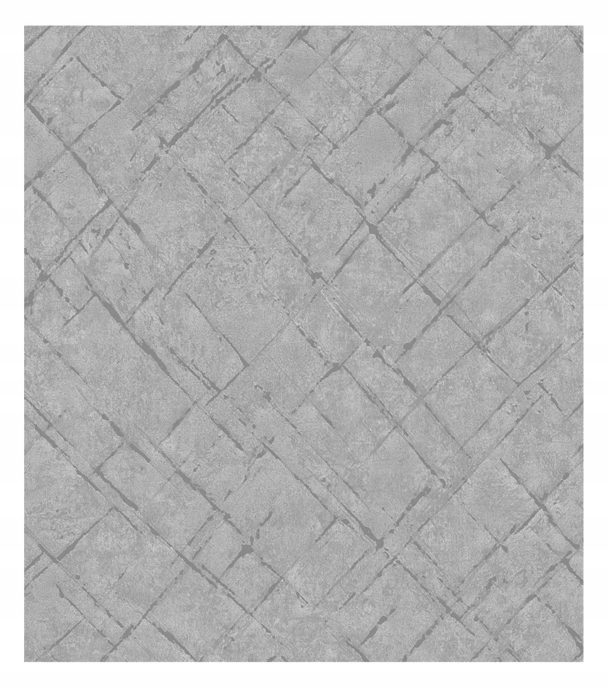 

Tapeta ścienna w geometryczne szara winylowa