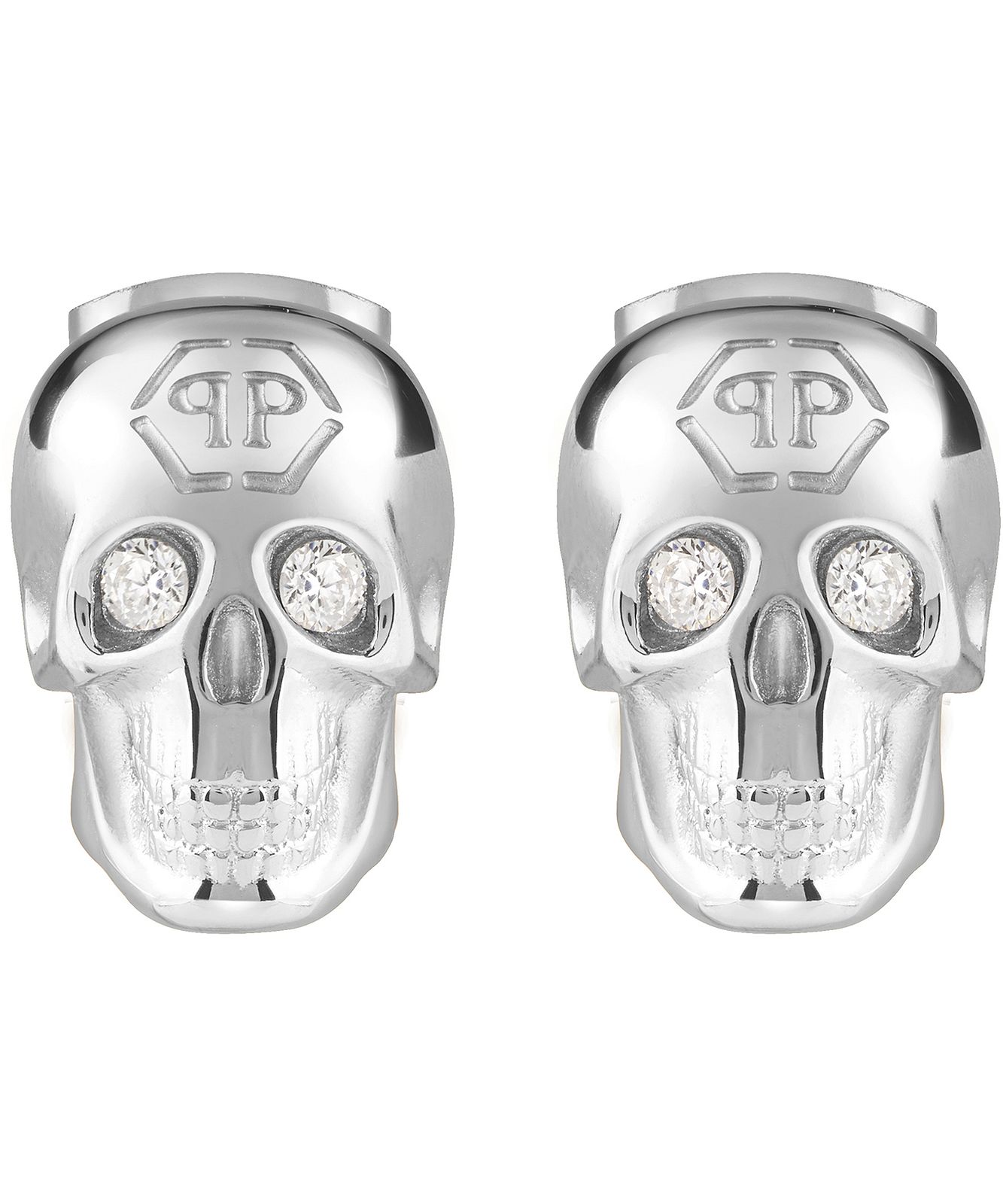 Náušnice Philipp Plein 3D Skull