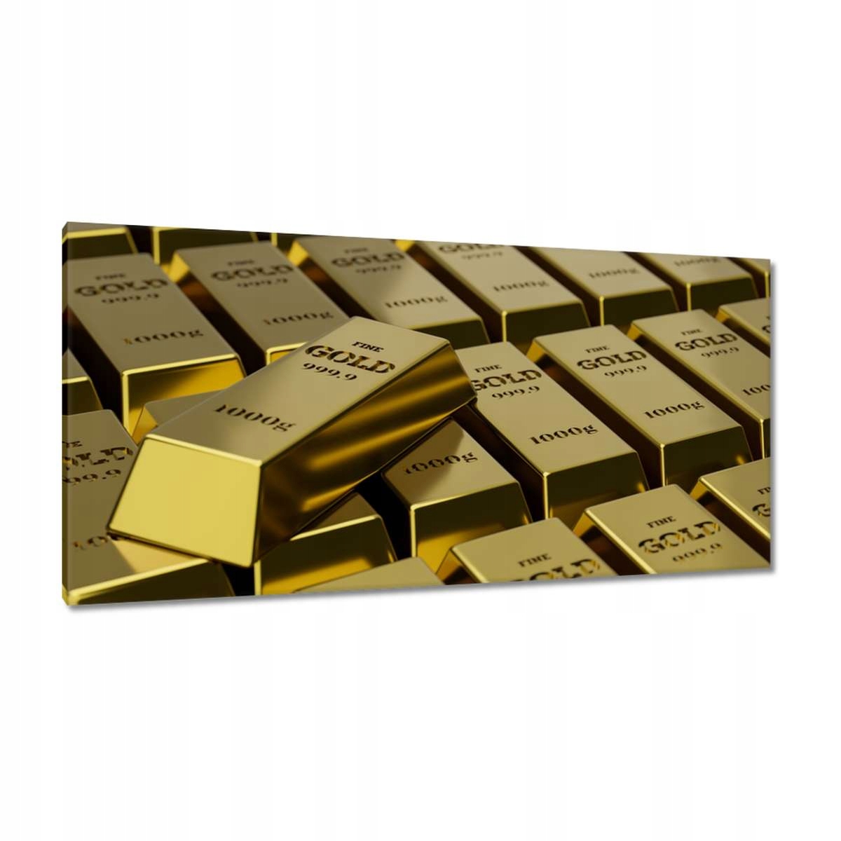 Obrazy 115x55 Zlato Slitky Gold 1000 g
