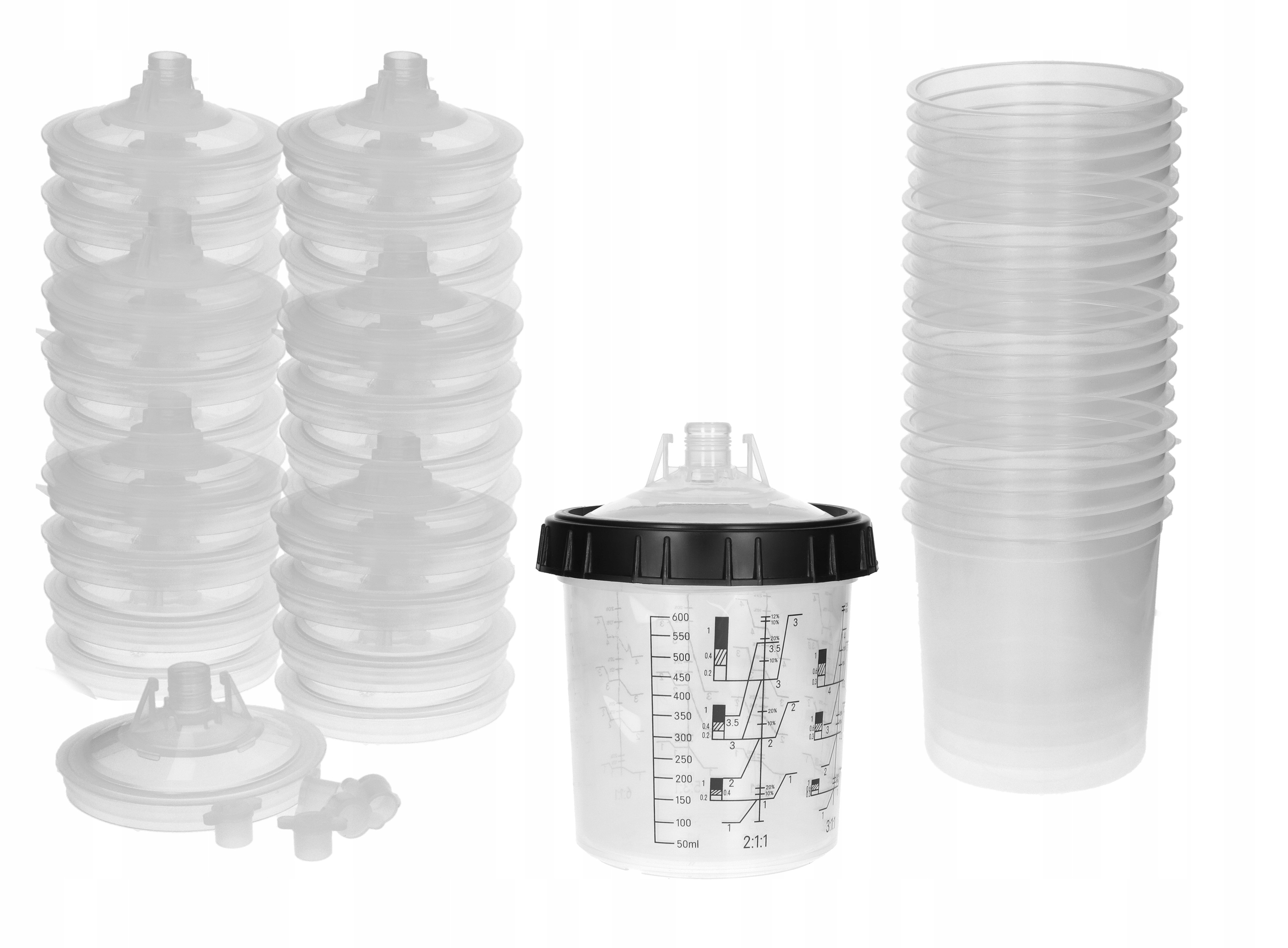 

Kubki Pps 600ML Zestaw Do Lakieru 125 Um 25SZT