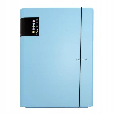Karton P+P Pasteliny Płyty 3 klapy niebieski