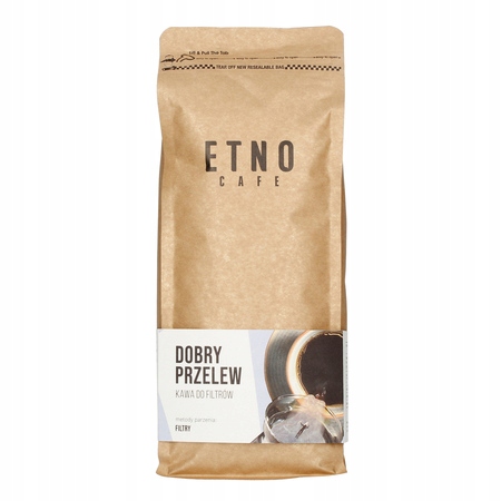 Etno Cafe Etno Cafe Dobry Przelew kawa ziarnista Arabika 1kg