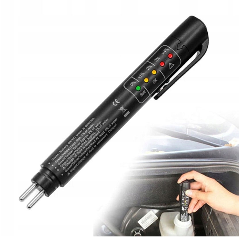 TESTER MIERNIK PŁYNU HAMULCOWEGO DOT 3 4 5 LED Marka Aptel