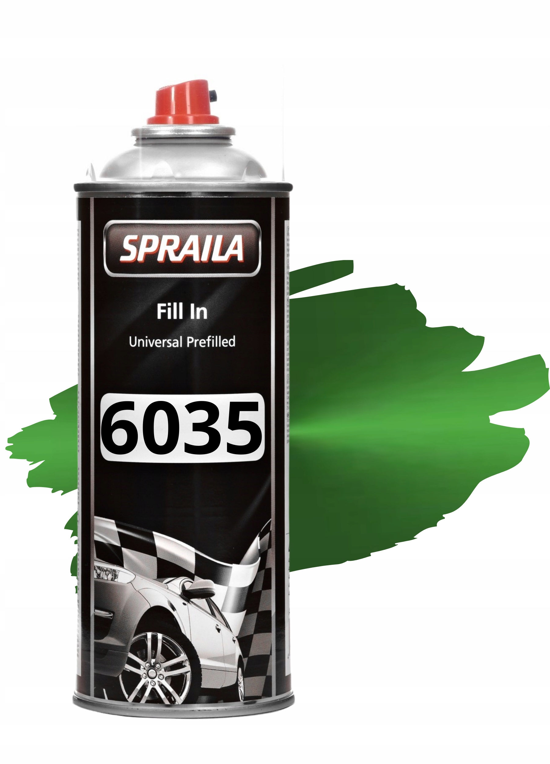 2K Akryl Ral 6035 Mat Perłowy Zielony Z Utwardzaczem Spray Lakier 400ML