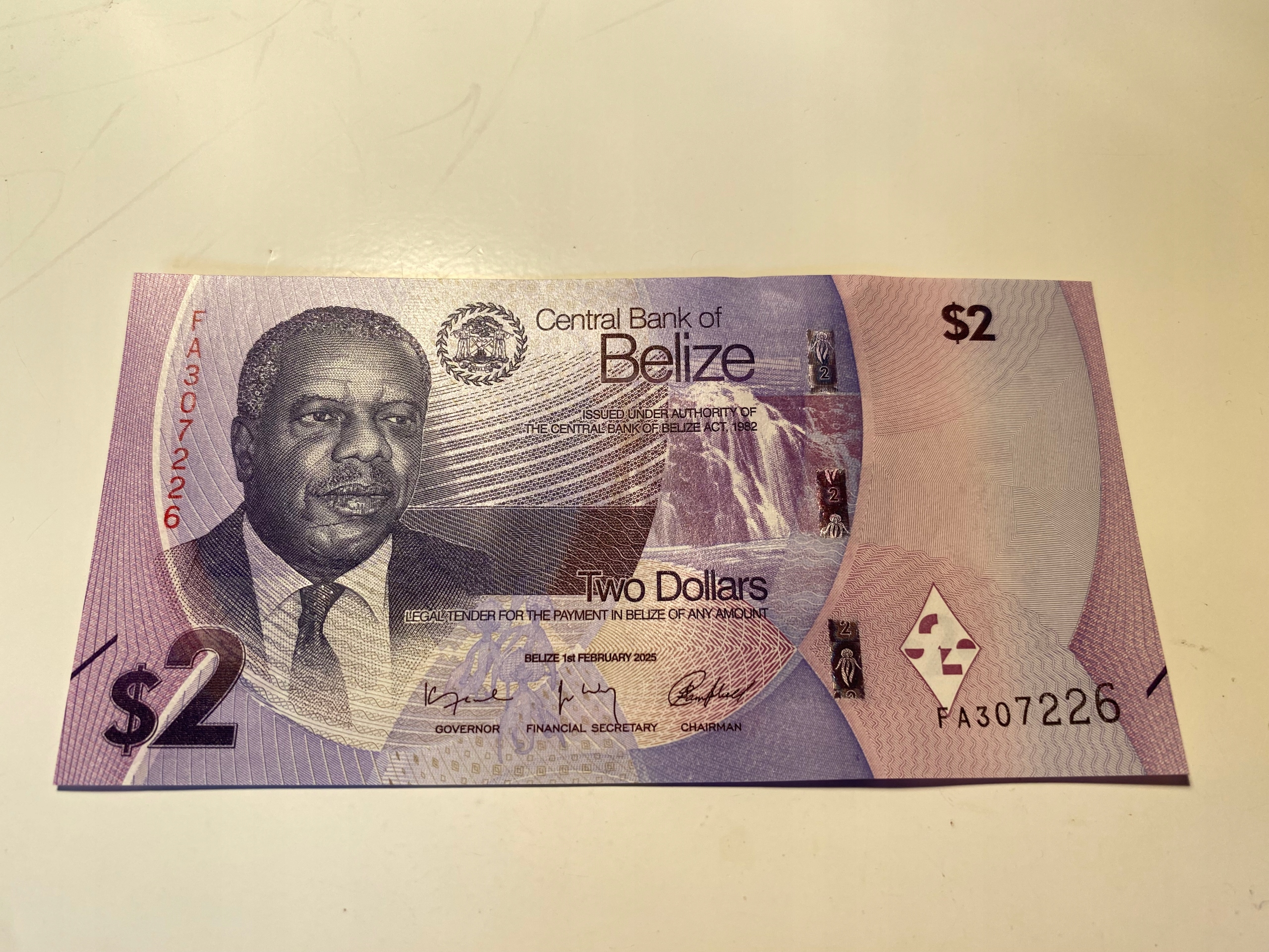 Belize - 2 dolary - 2025 - UNC