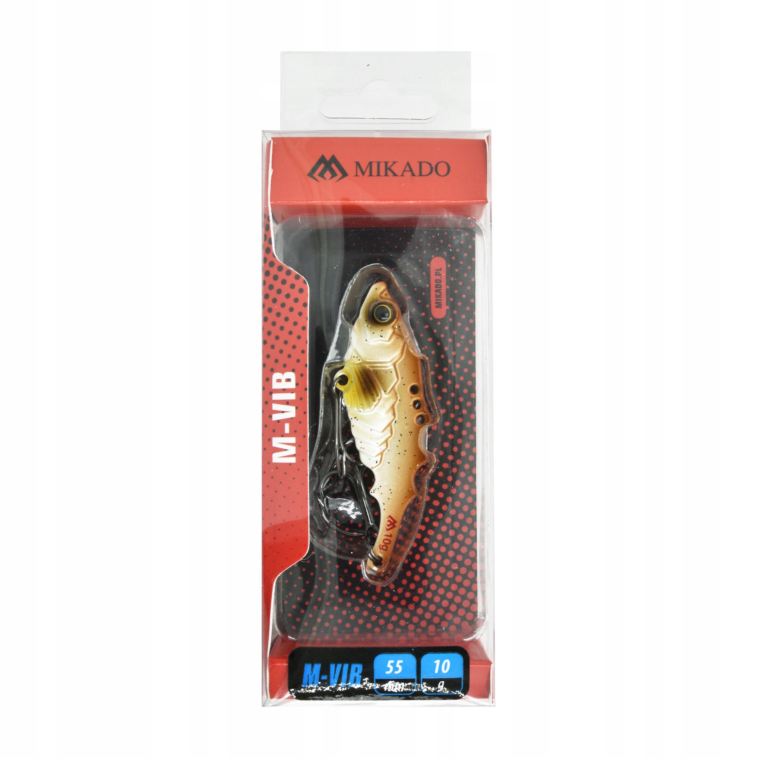 Cykada Mikado M-Vib kształt ciernika kol. natural stickleback 10g 55mm 1szt