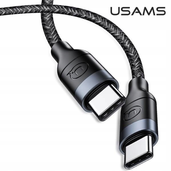

Usams Kabel Pleciony Usb-c na Usb-c 100W Pd 1.2m