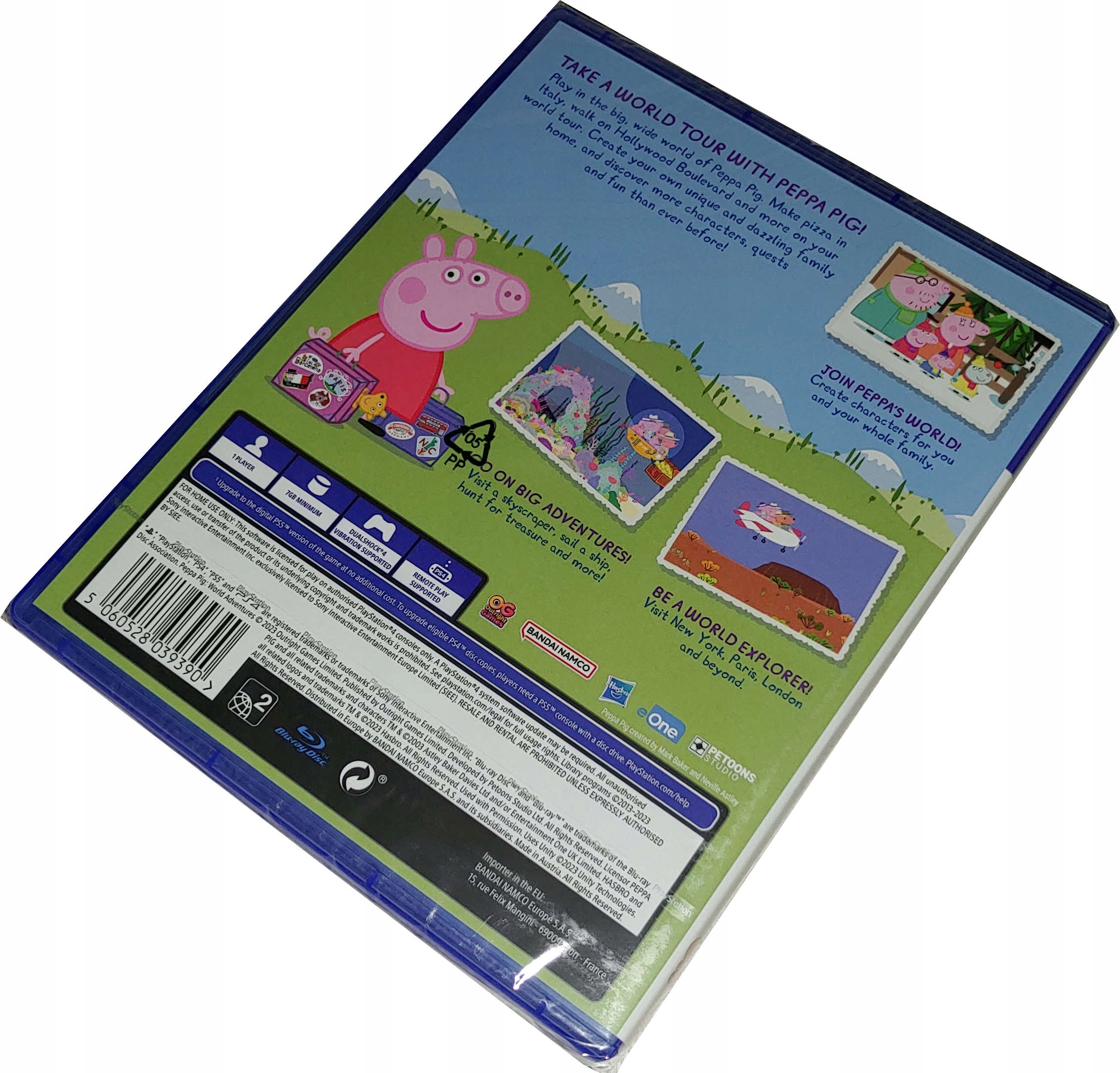 ŚWINKA PEPPA: ŚWIATOWE PRZYGODY / NOWA / PL / PS4 Stan opakowania oryginalne
