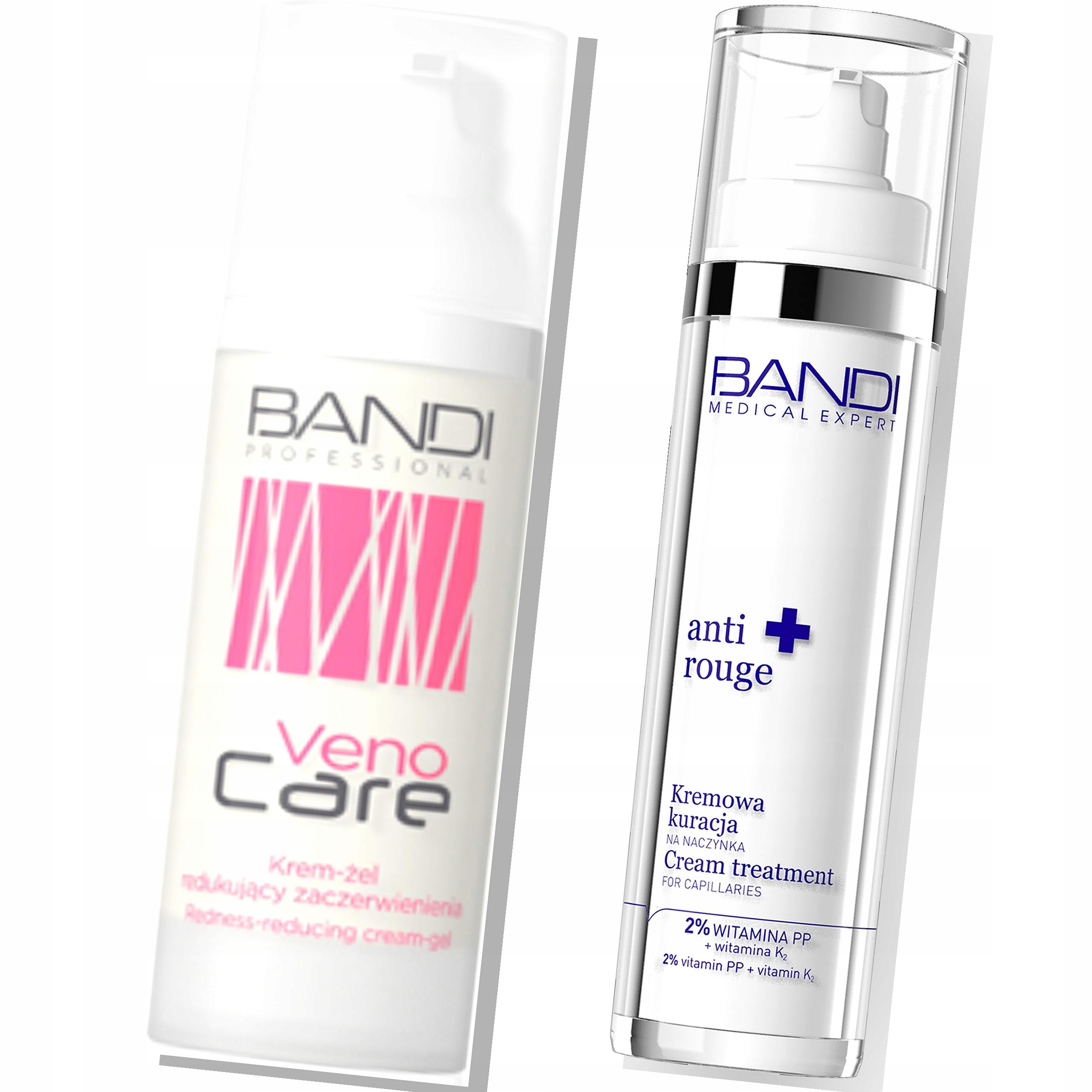 Kremy do cery naczynkowej Bandi Redukcja Zaczerwienień noc