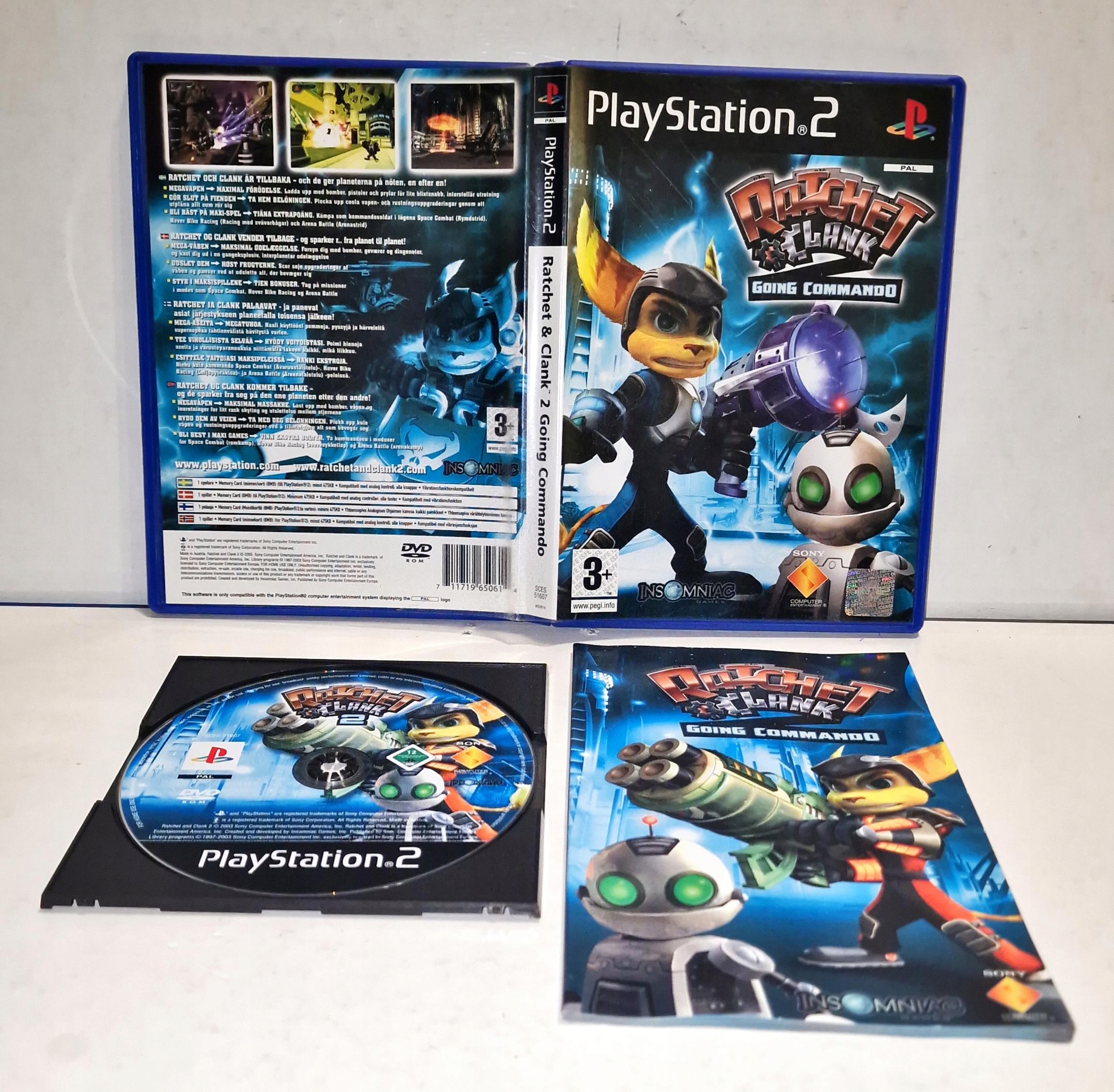 RATCHET & CLANK 2 GOING COMMANDO PS2