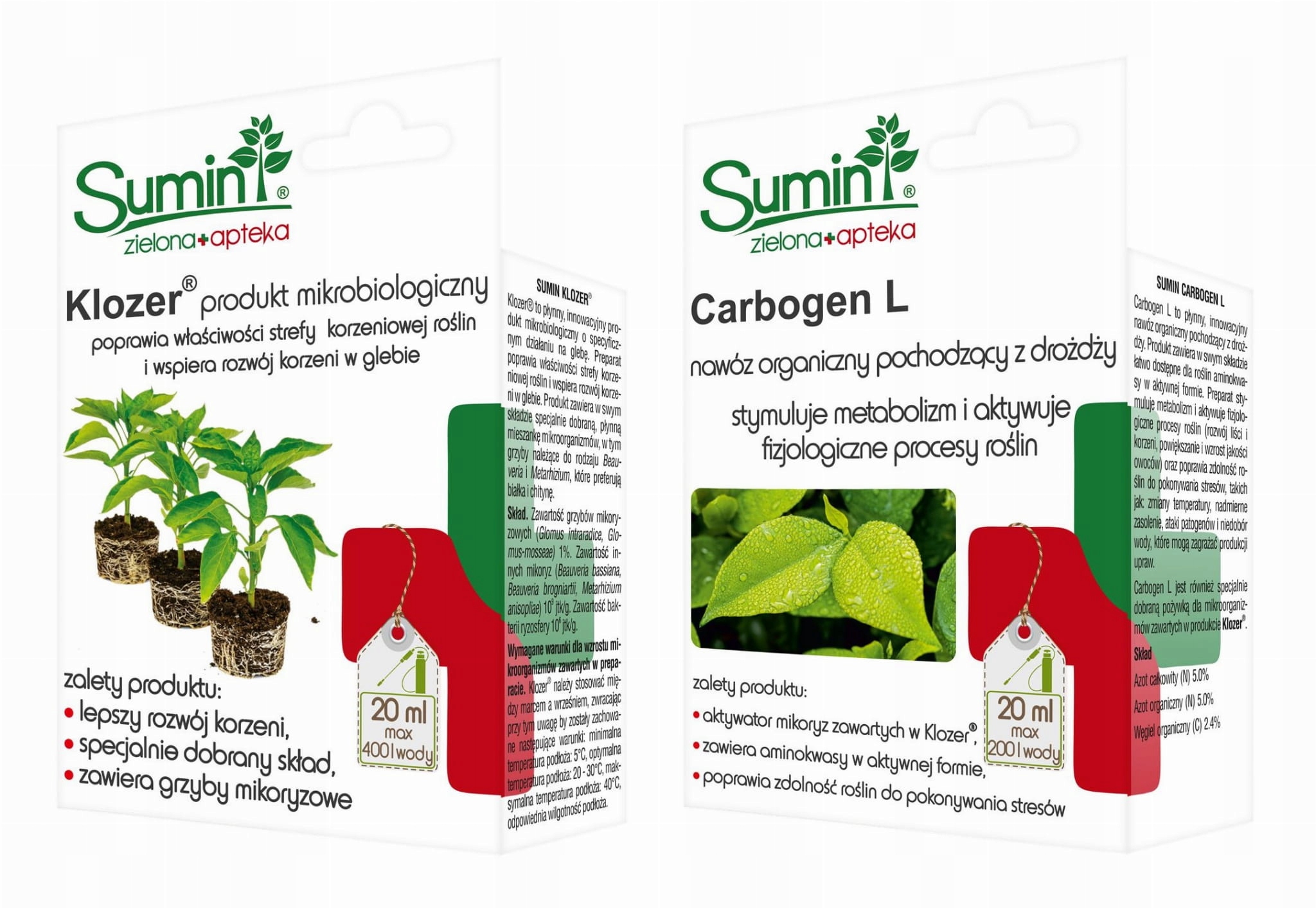 

Klozer & Carbogen Duopack – 2 x 20 ml Sumin