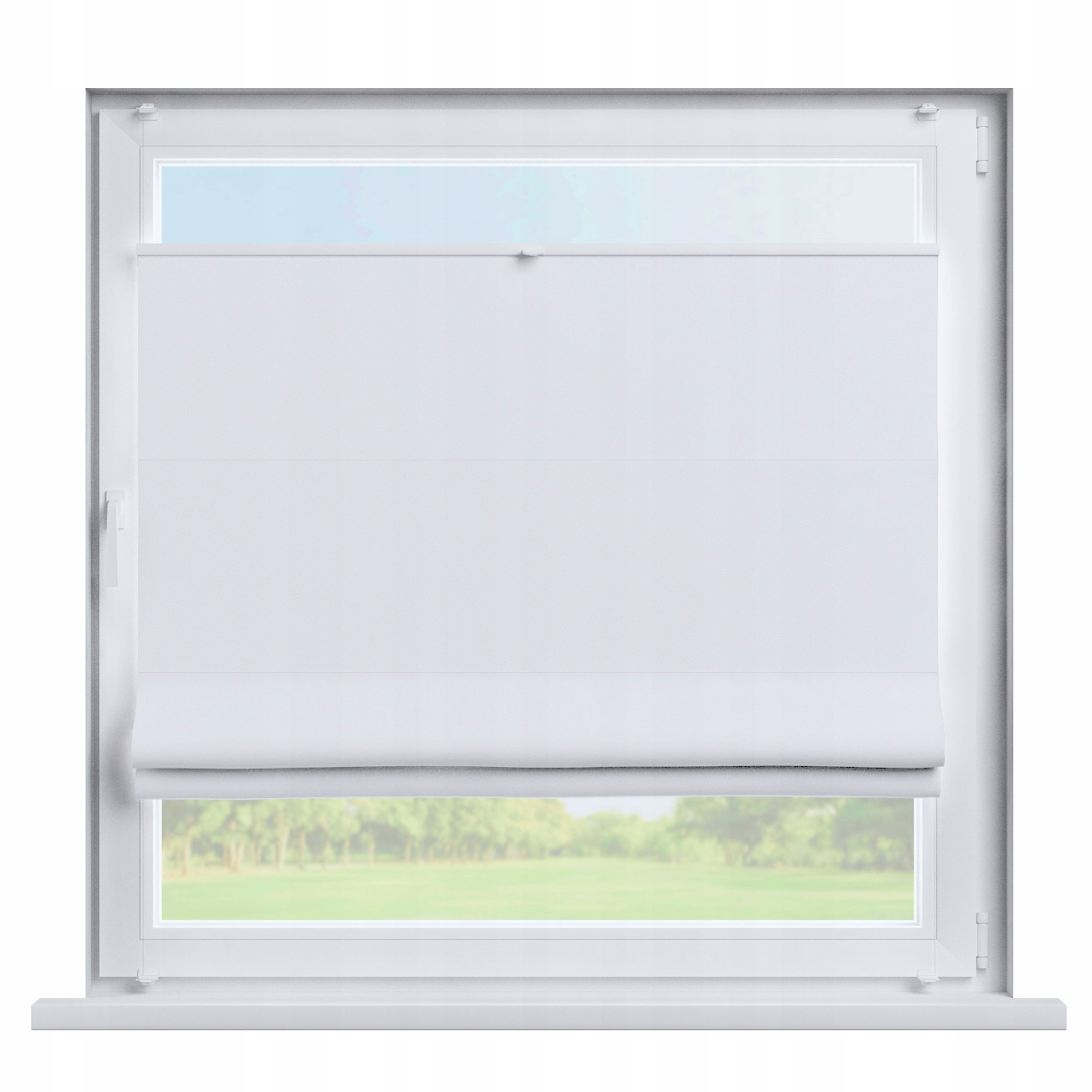 Dekoria Roleta plisé Římská Sicílie 120x170 bílá