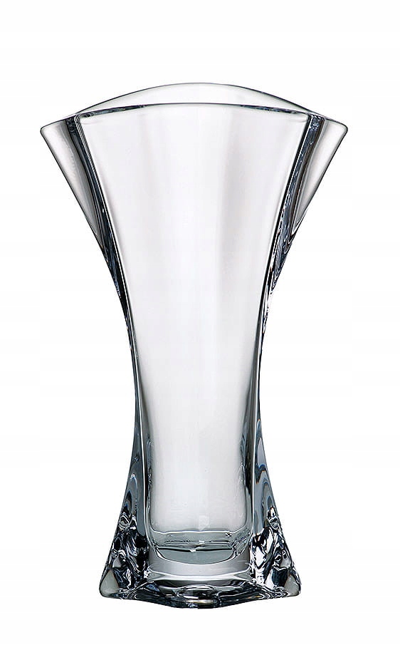 Bohemia Orbit Skleněná váza sklo na květiny dárek 31,5 cm