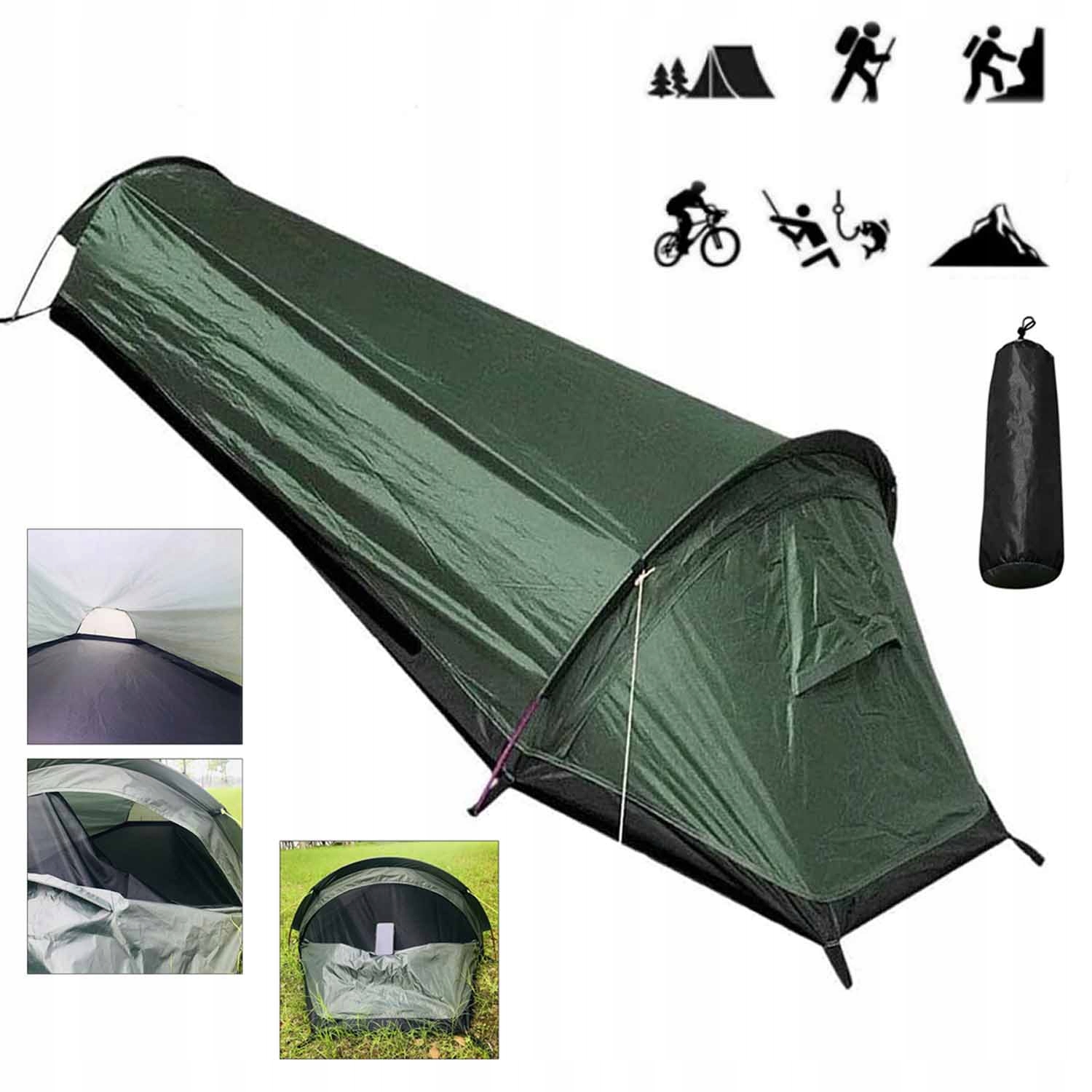 Namiot Jednoosobowy Tent 1 Lekki 220X (50/90/50) X50CM