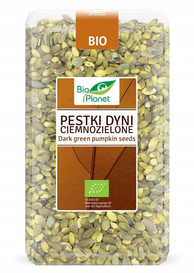 Levně Dýňová Semínka Tmavě Zelená Bio 1 kg Bio Planet