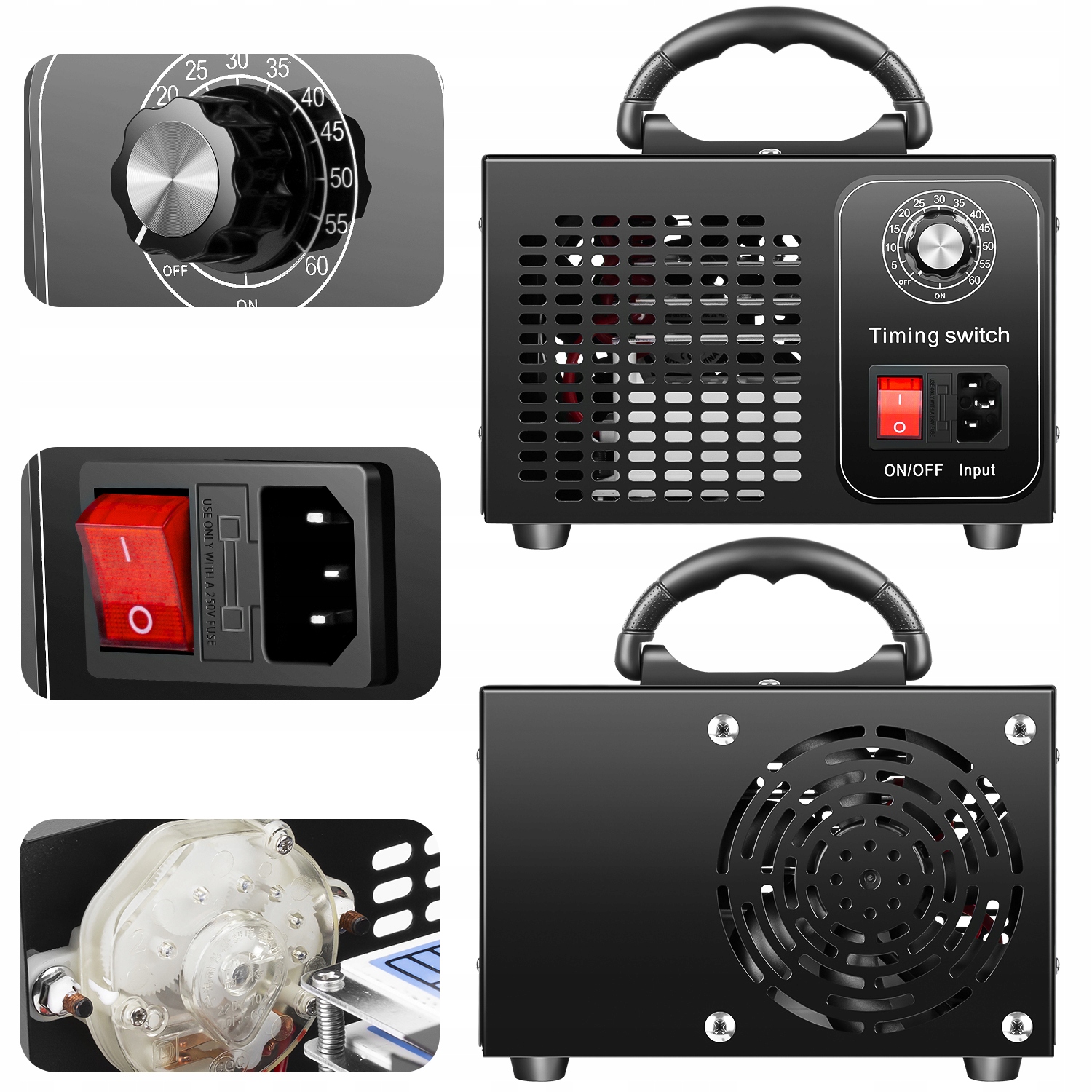 MOCNY GENERATOR OZONU OZONATOR 48g/h + TIMER EAN (GTIN) 700594984402