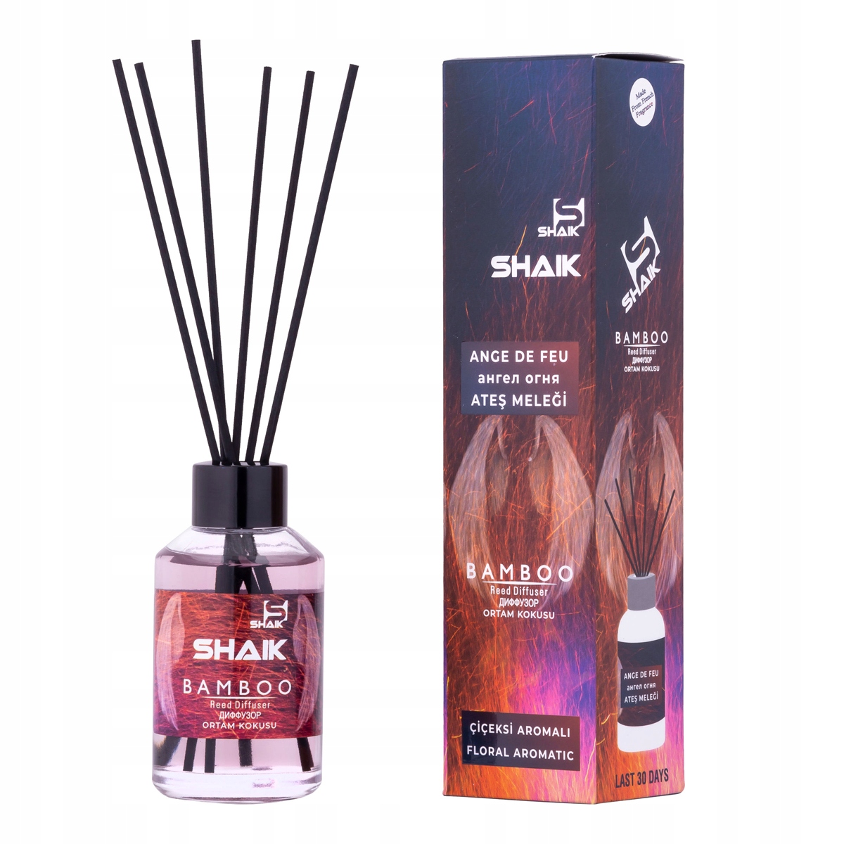 ODŚWIEŻACZ POWIETRZA SHAIK PATYCZKI ZAPACH DO DOMU DYFUZOR PŁOMIENNY ANIOŁ Stan opakowania oryginalne