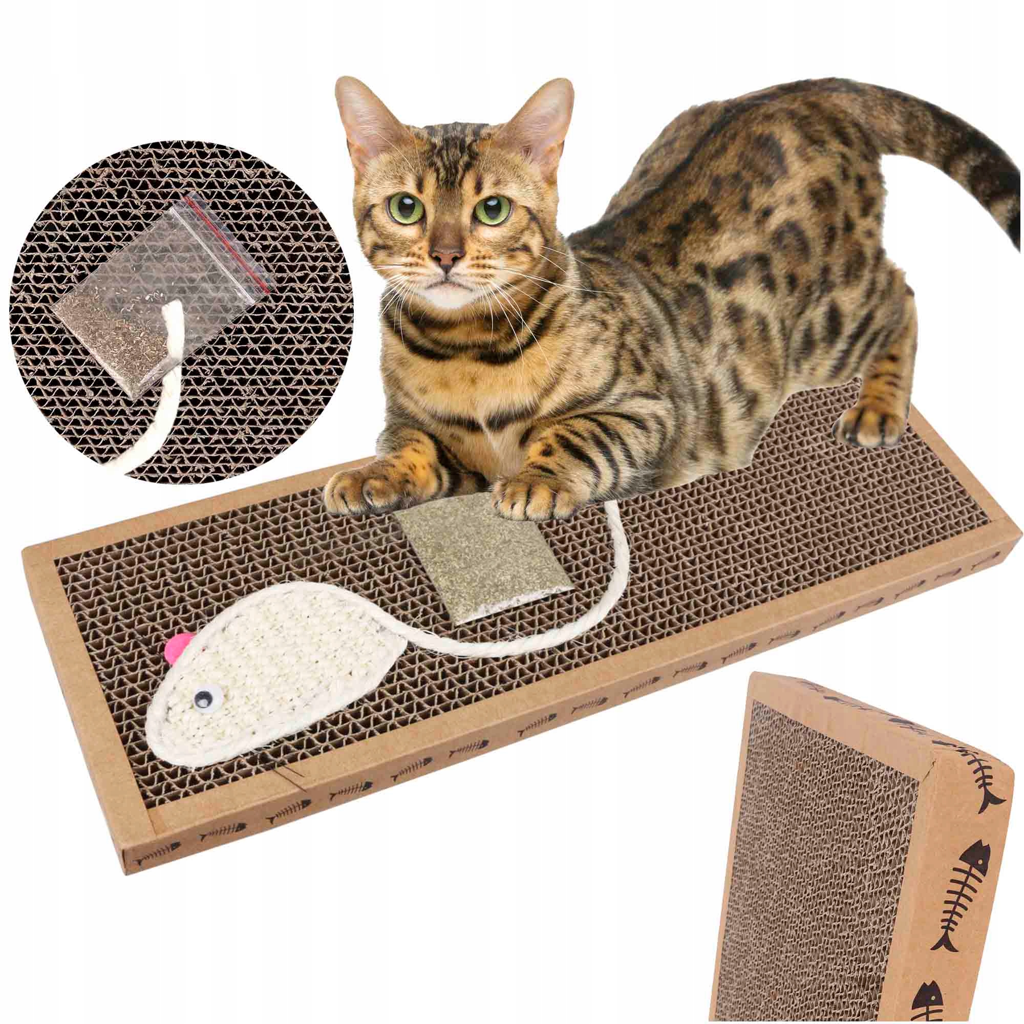 

Drapak Kartonowy Dla Kota Tekturowy Kocimiętka