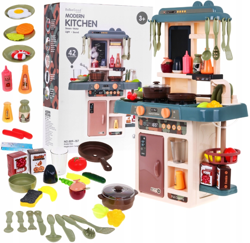 

Kuchnia Dla Dzieci Kran Odgłosy Akcesoria 42el 187