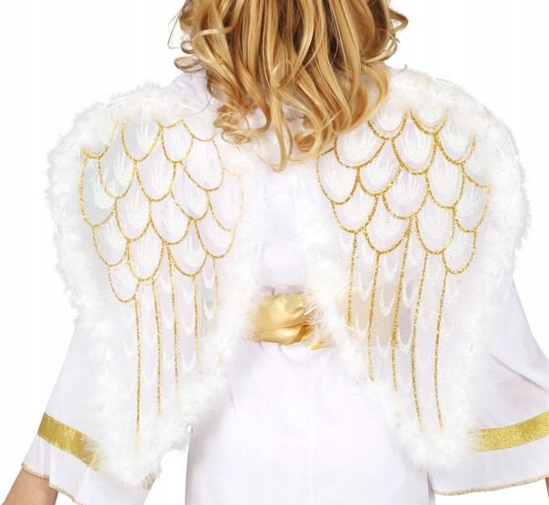 Skrzydła anielskie anioła wróżki dla dzieci strój